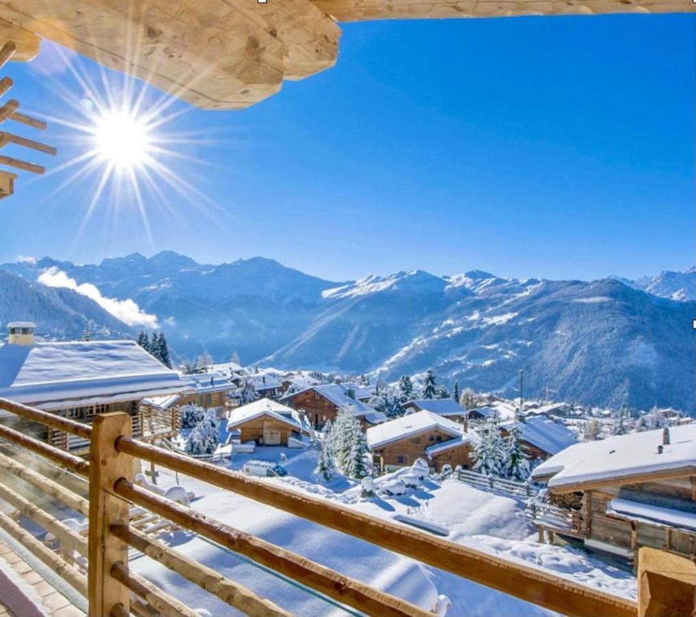 Villa New, Luxurious And Central Art Penthouse Verbier Exterior foto